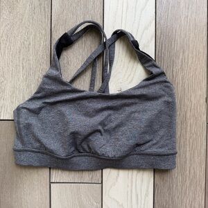 lululemon athletica Charcoal Sports Bra